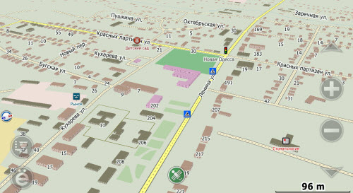 Карта Баштанки С Улицами