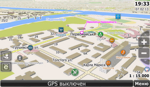 Карта Баштанки С Улицами